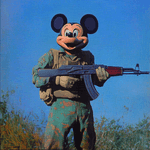 Rocky Opossum as a solider in Vietnam.